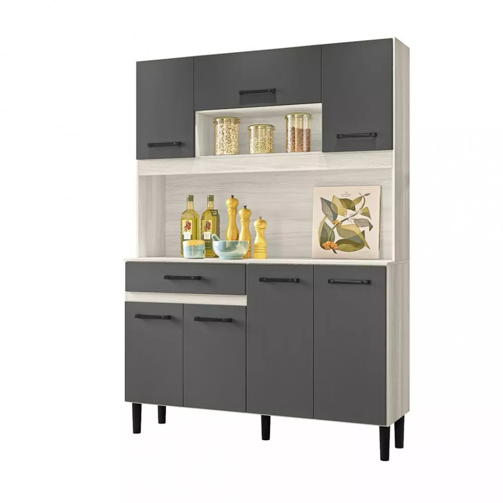 Cozinha Compacta 7 Portas 1 Gaveta Magazin Nicioli