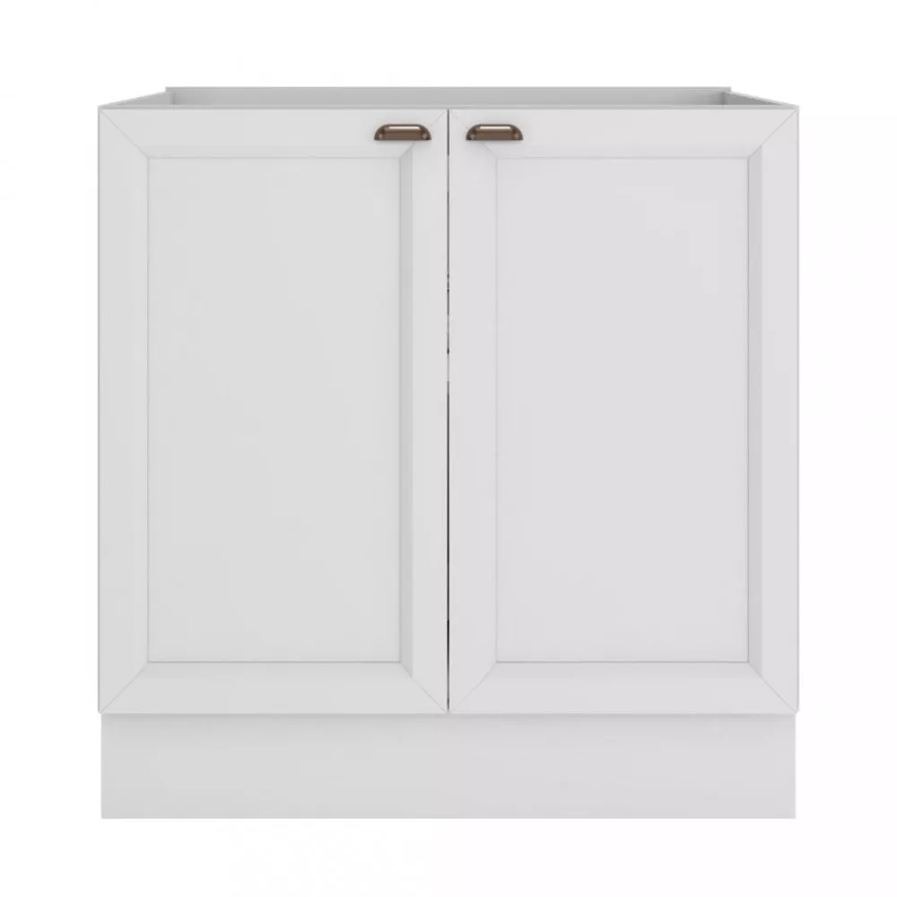 Balcão para Cooktop 2 Portas 80cm Unna Poliman