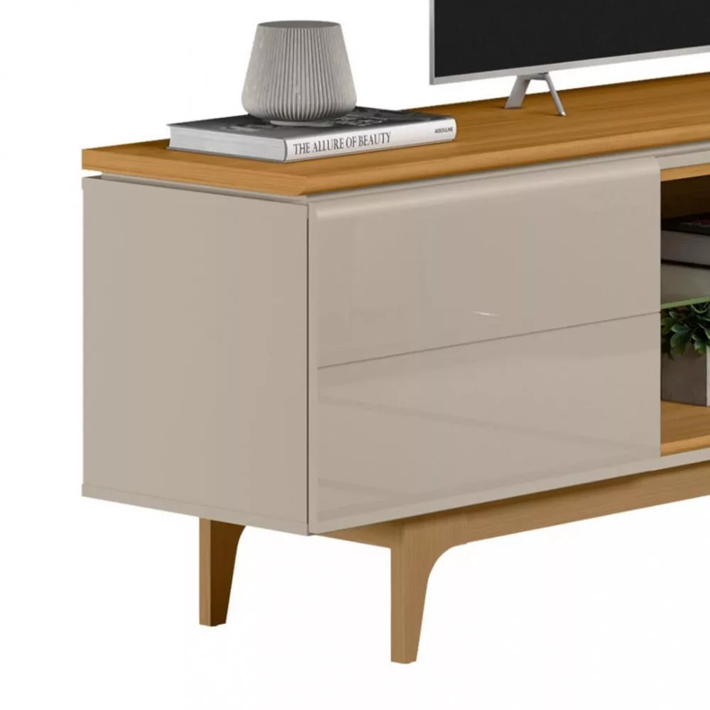 Rack para TV até 75 Polegadas 2 Portas Miami Linea Brasil