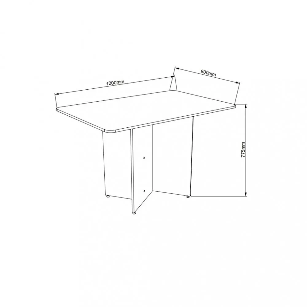 Conjunto Mesa e 4 Cadeiras Dani Sonetto