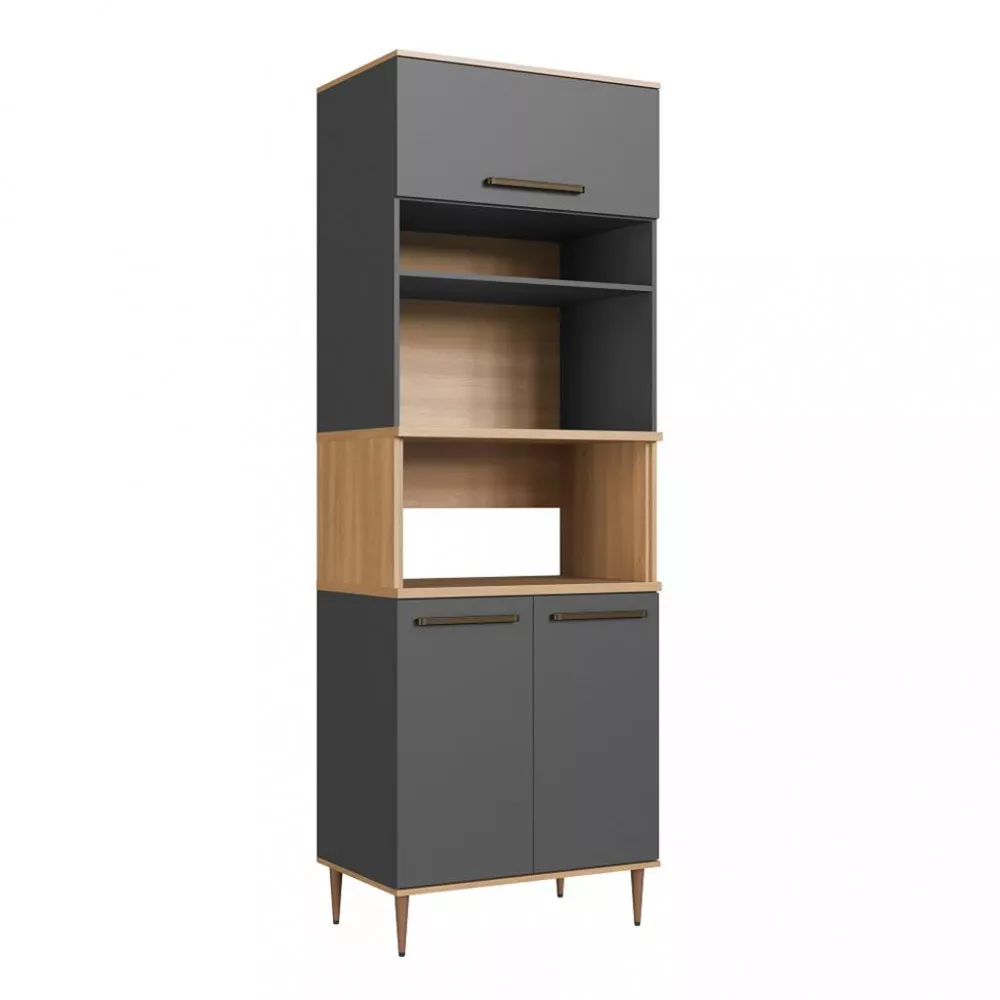 Paneleiro Torre Quente 2 Nichos 3 Portas Isabelle Delmarco