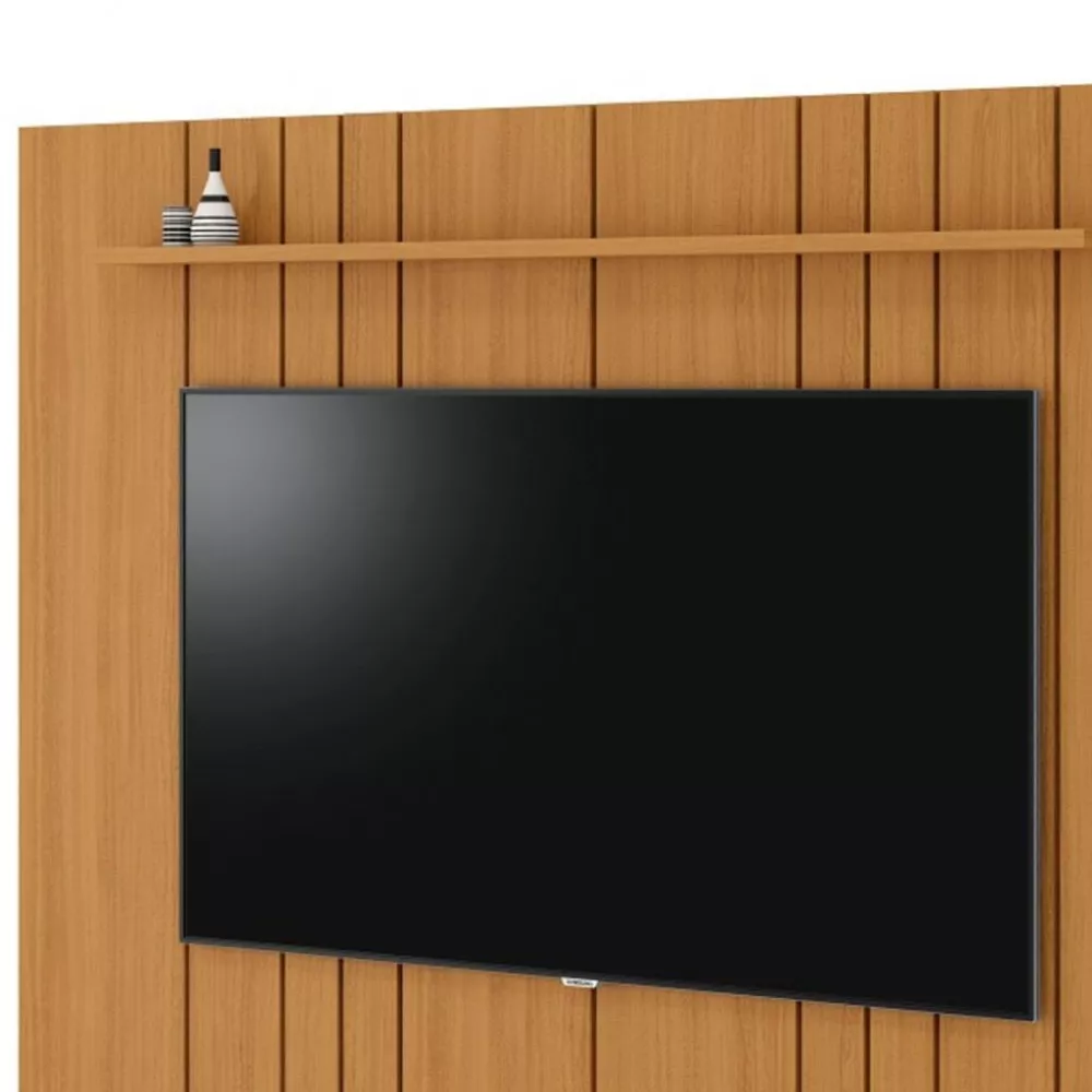 Image 3 of 5 of Painel Ripado para TV Até 75 Polegadas 220cm Clean EDN Móveis