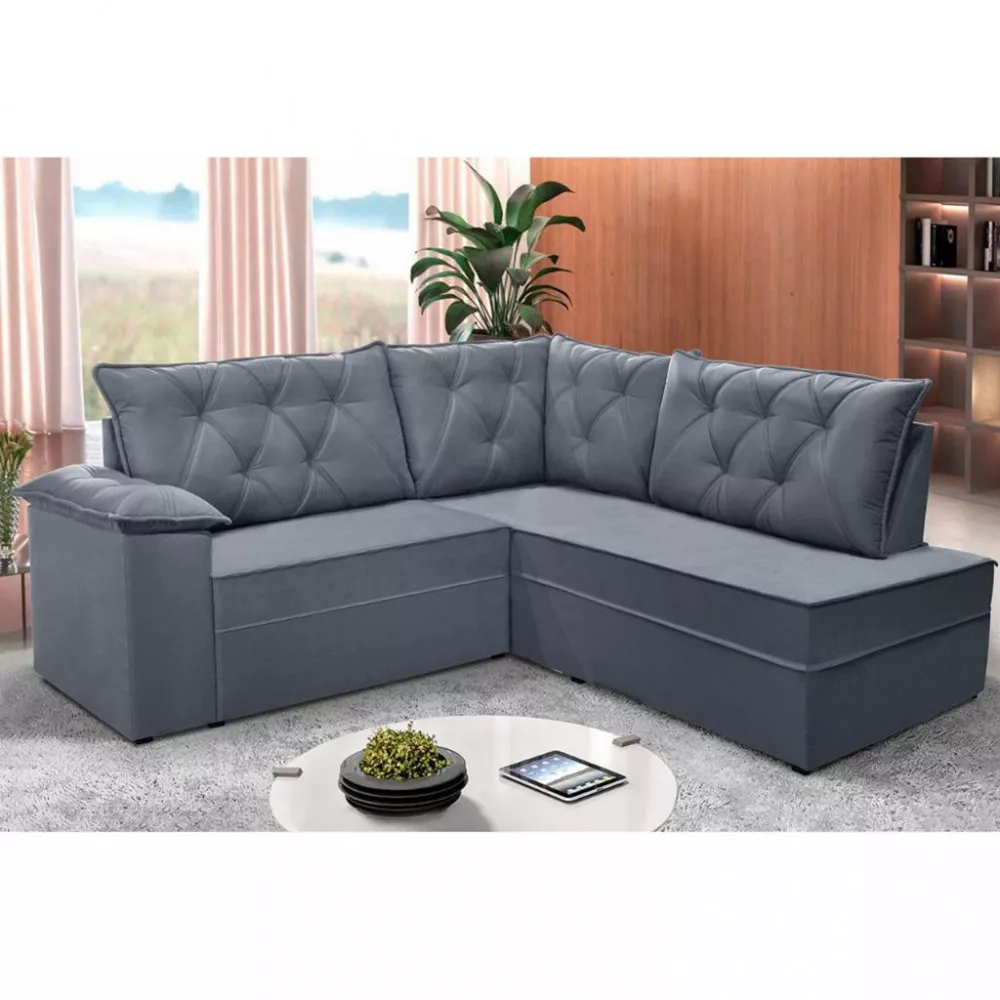 Sofá 5 Lugares Canto Austria Requinte