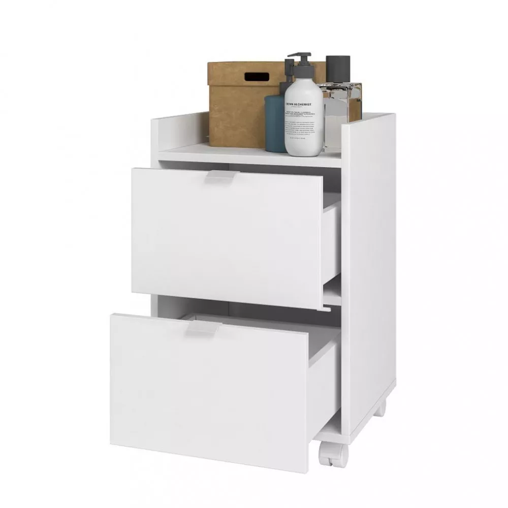 Gaveteiro 2 Gavetas com Rodízios BBN27 BRV Móveis