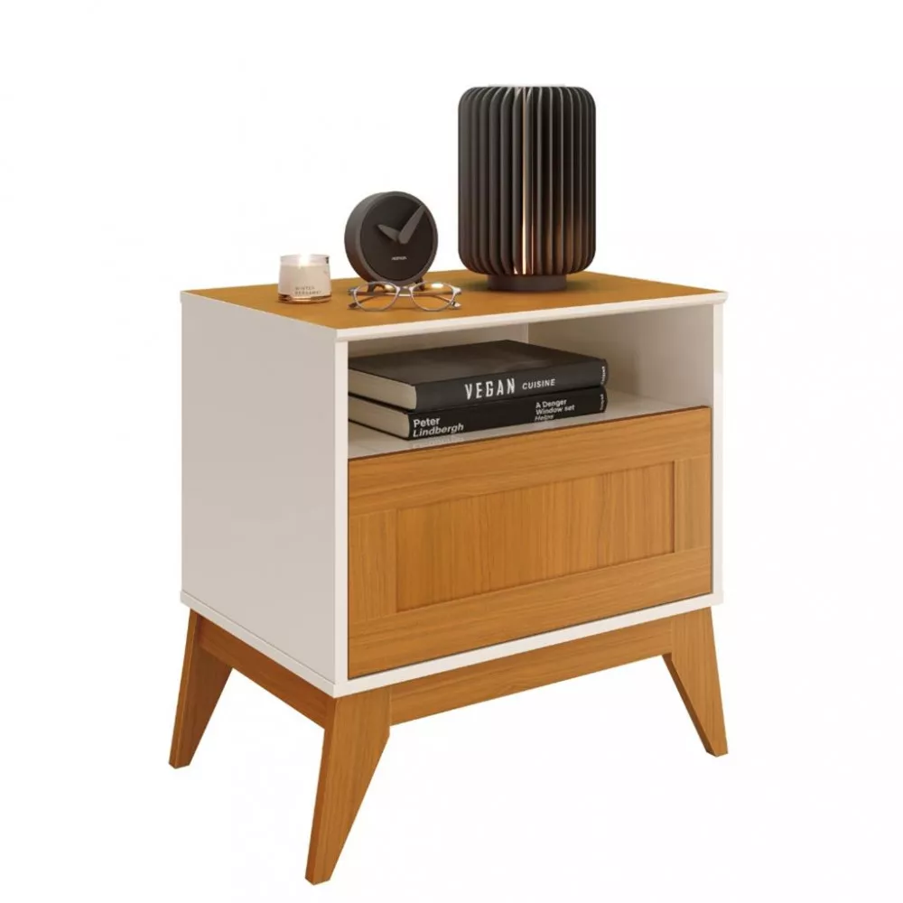 Mesa de Cabeceira 1 Gaveta Urban EDN Móveis