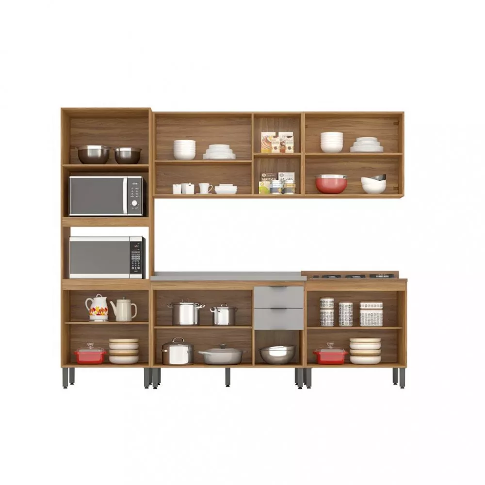 Cozinha Compacta 14 Portas Firenze sem Tampo Demóbile