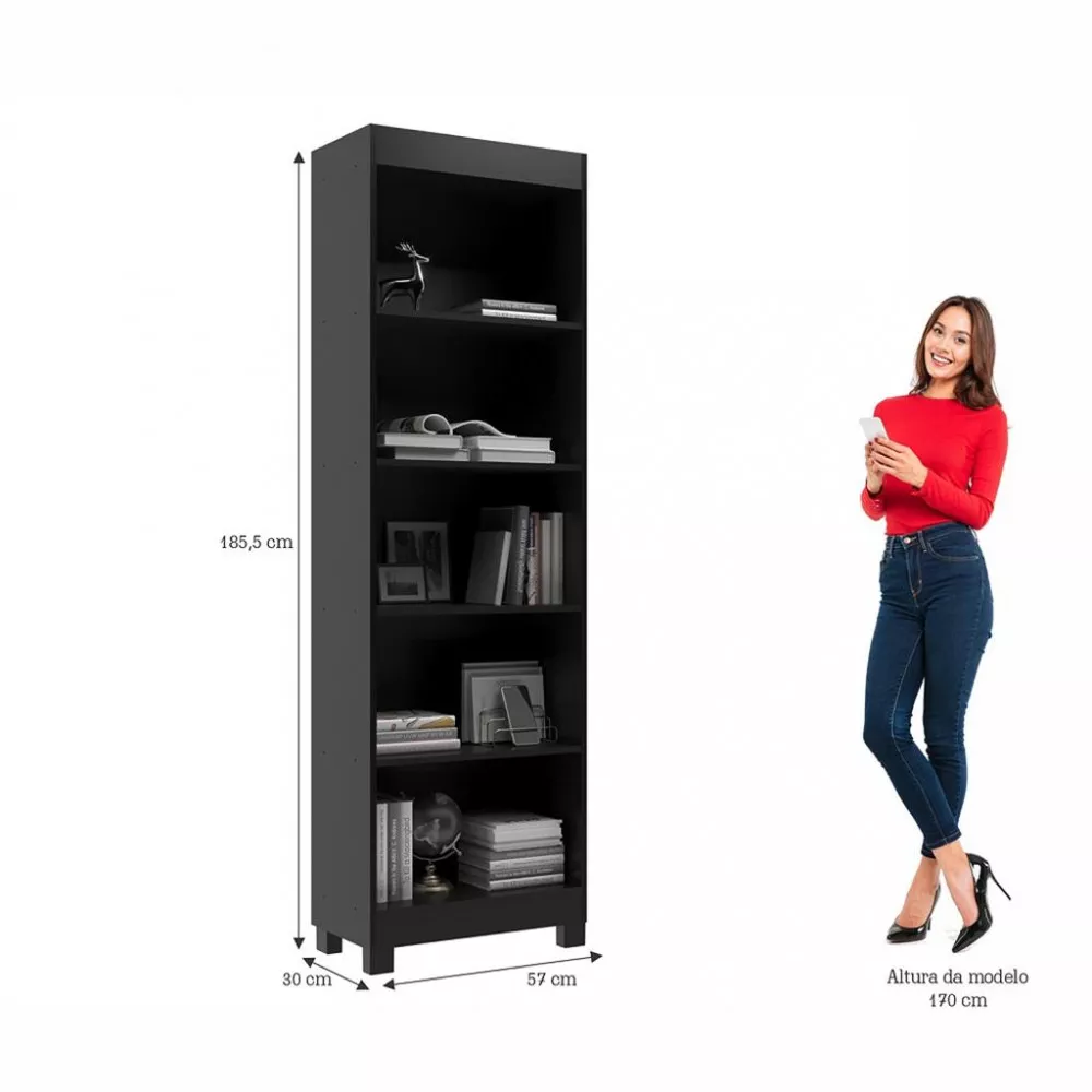 Estante Livreiro Montreal Móveis Sul