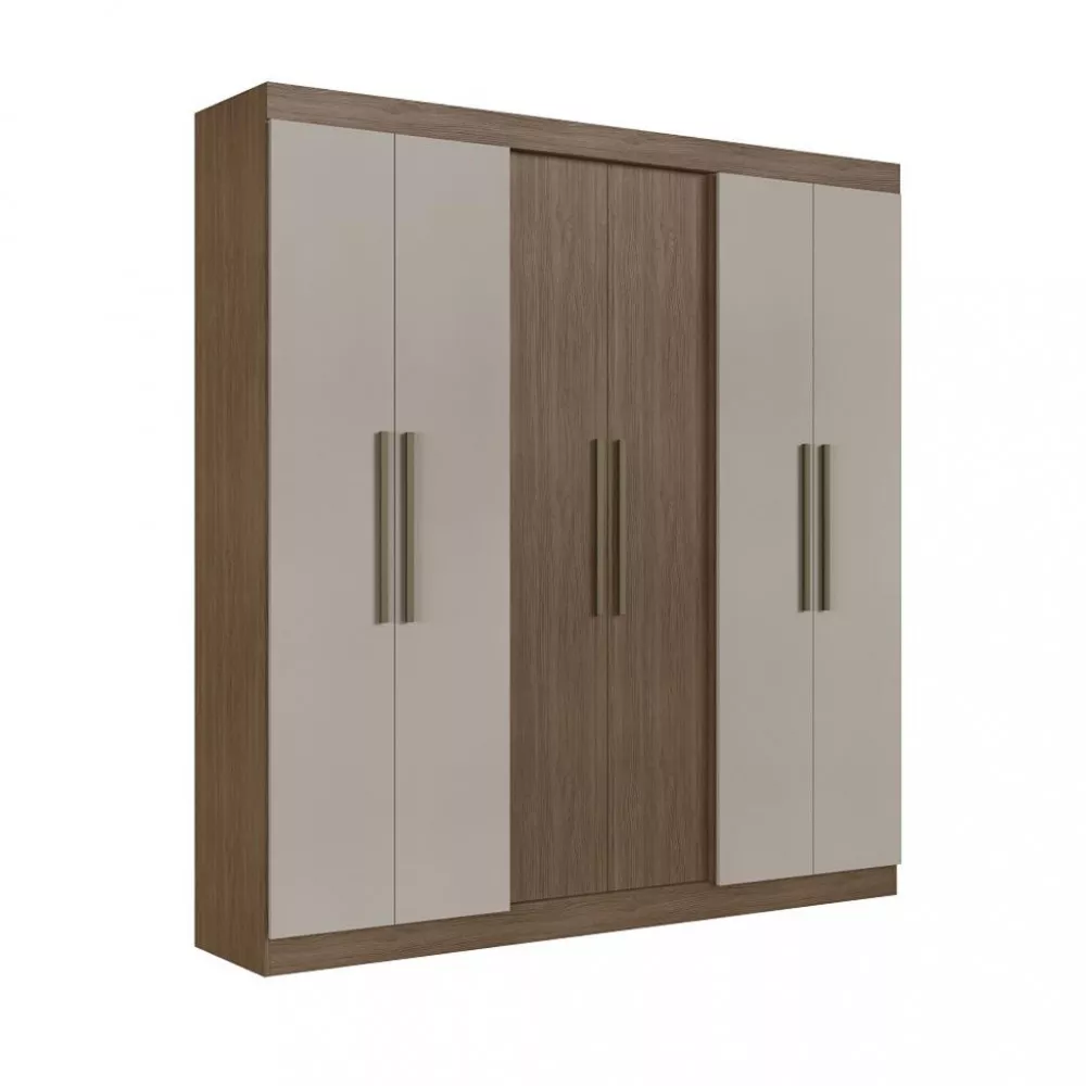 Guarda Roupa  Casal 6 Portas Salvador Faimec