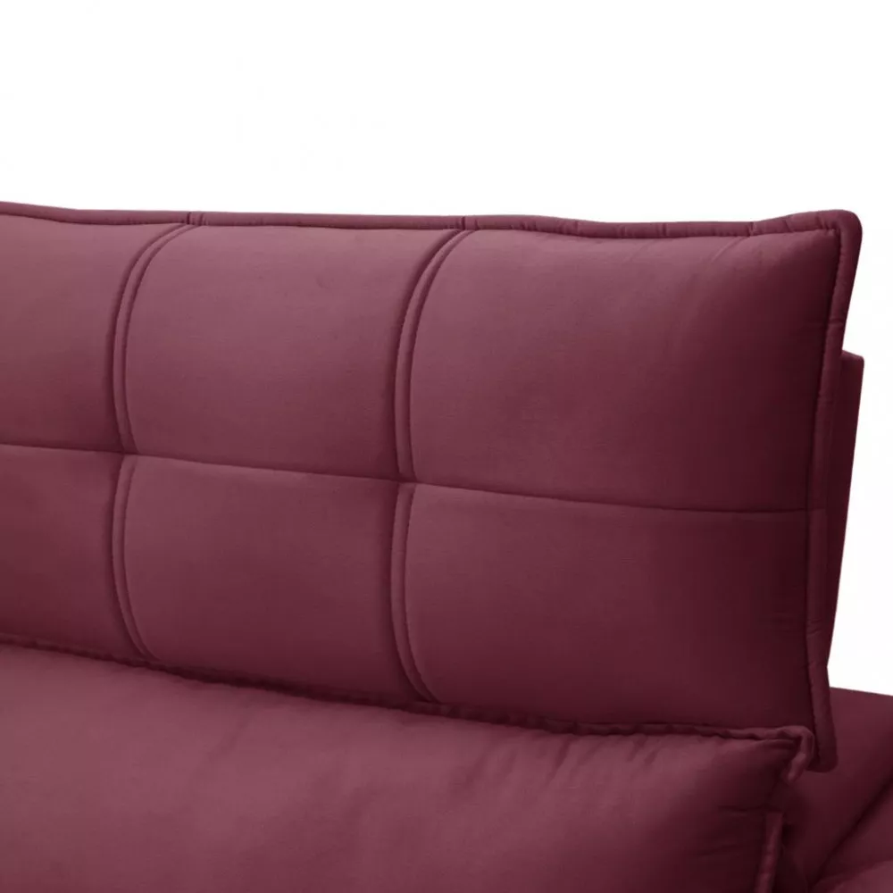 Sofá 4 Lugares Retrátil Reclinável Veludo 280cm Cartaxo Ferguile