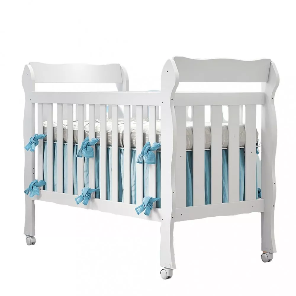 Image 1 of 4 of Berço Mini Cama Lila Carolina Baby