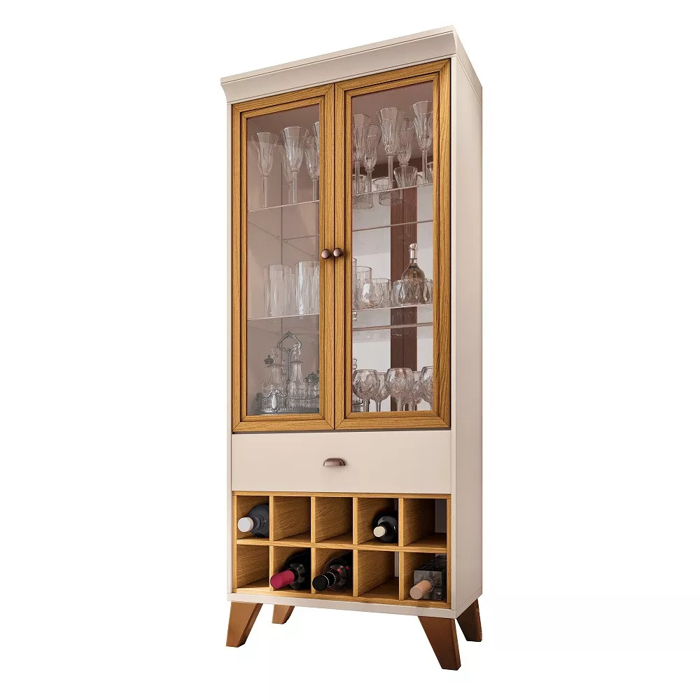 Cristaleira Adega 2 Portas 1 Gaveta Ópera HB Móveis