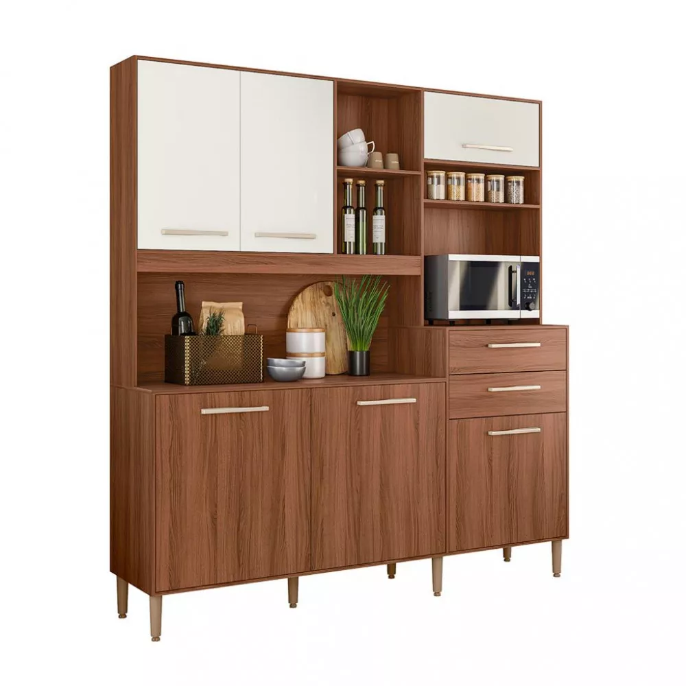 Cozinha Compacta 6 Portas 2 Gavetas Salsa Nicioli