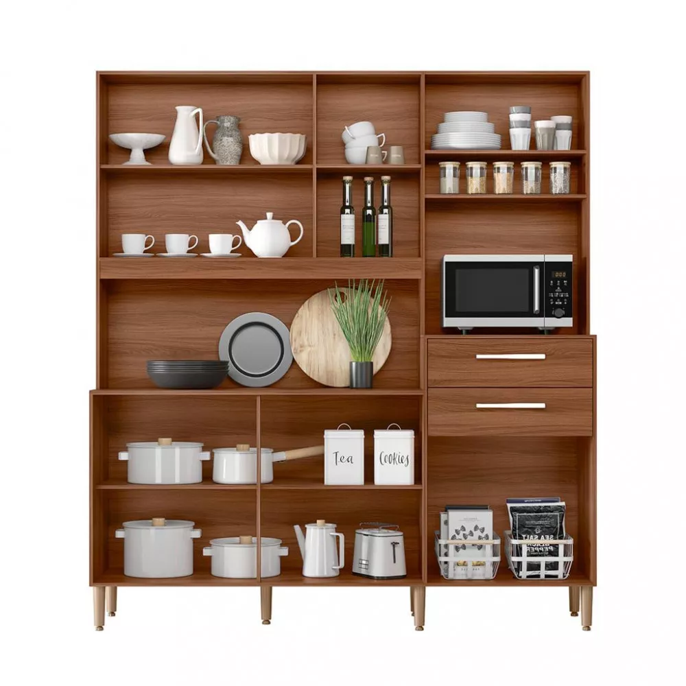 Cozinha Compacta 6 Portas 2 Gavetas Salsa Nicioli