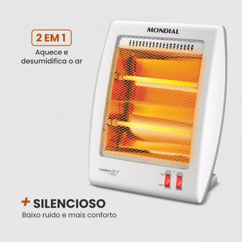 Aquecedor Elétrico Mondial Quartzo A-15