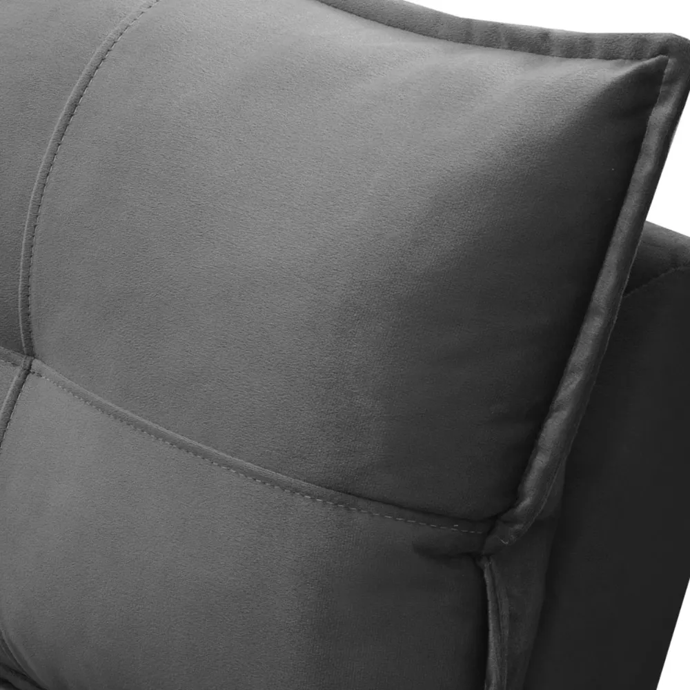 Sofá 4 Lugares Retrátil Reclinável Veludo 270cm Parma Ferguile