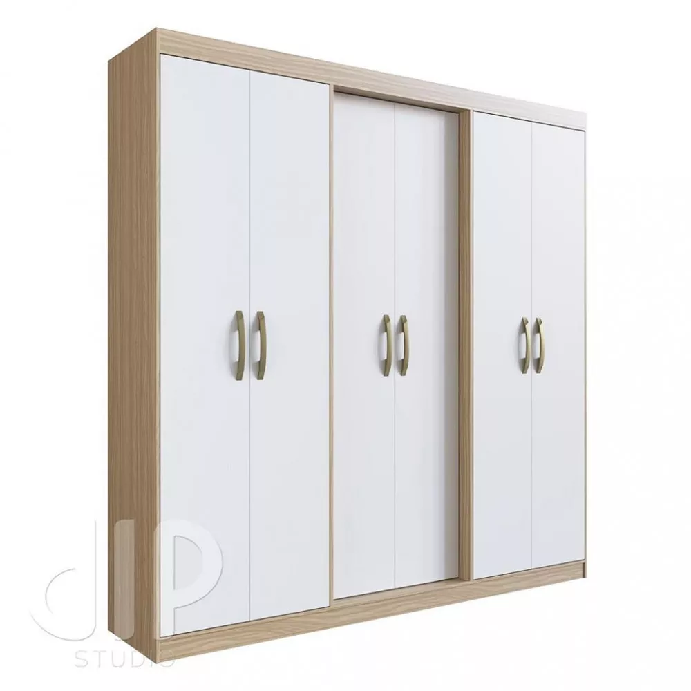 Guarda Roupa Casal 6 Portas 2 Gavetas PH1745 Herval