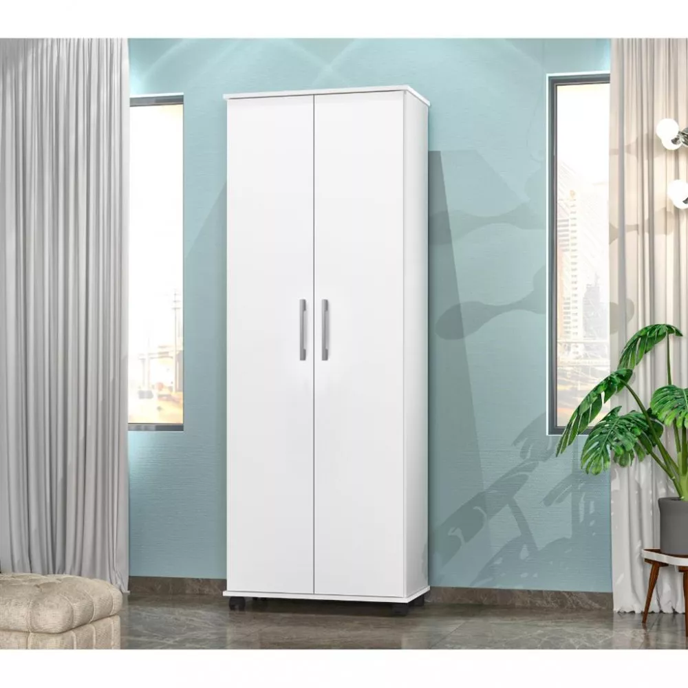 Armário Multiuso 2 Portas com Rodízios Arezzo JeA Móveis