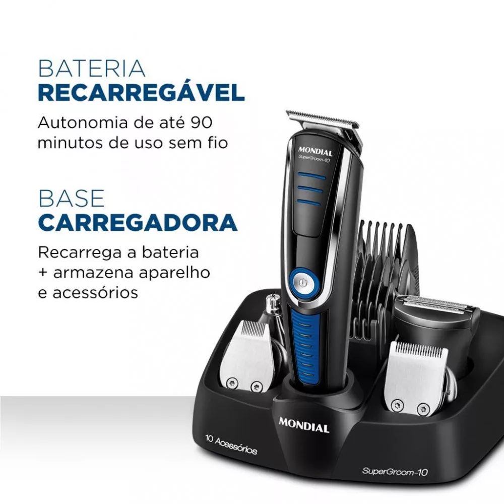 Image 5 of 7 of Aparador de Pelos Mondial Super Groom 10 BG-03