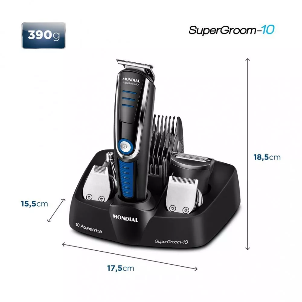 Image 6 of 7 of Aparador de Pelos Mondial Super Groom 10 BG-03