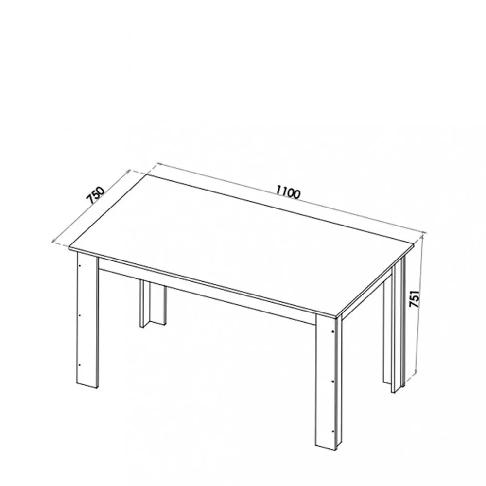 Conjunto Sala de Jantar Mesa Russa 4 Cadeiras Florença Viero