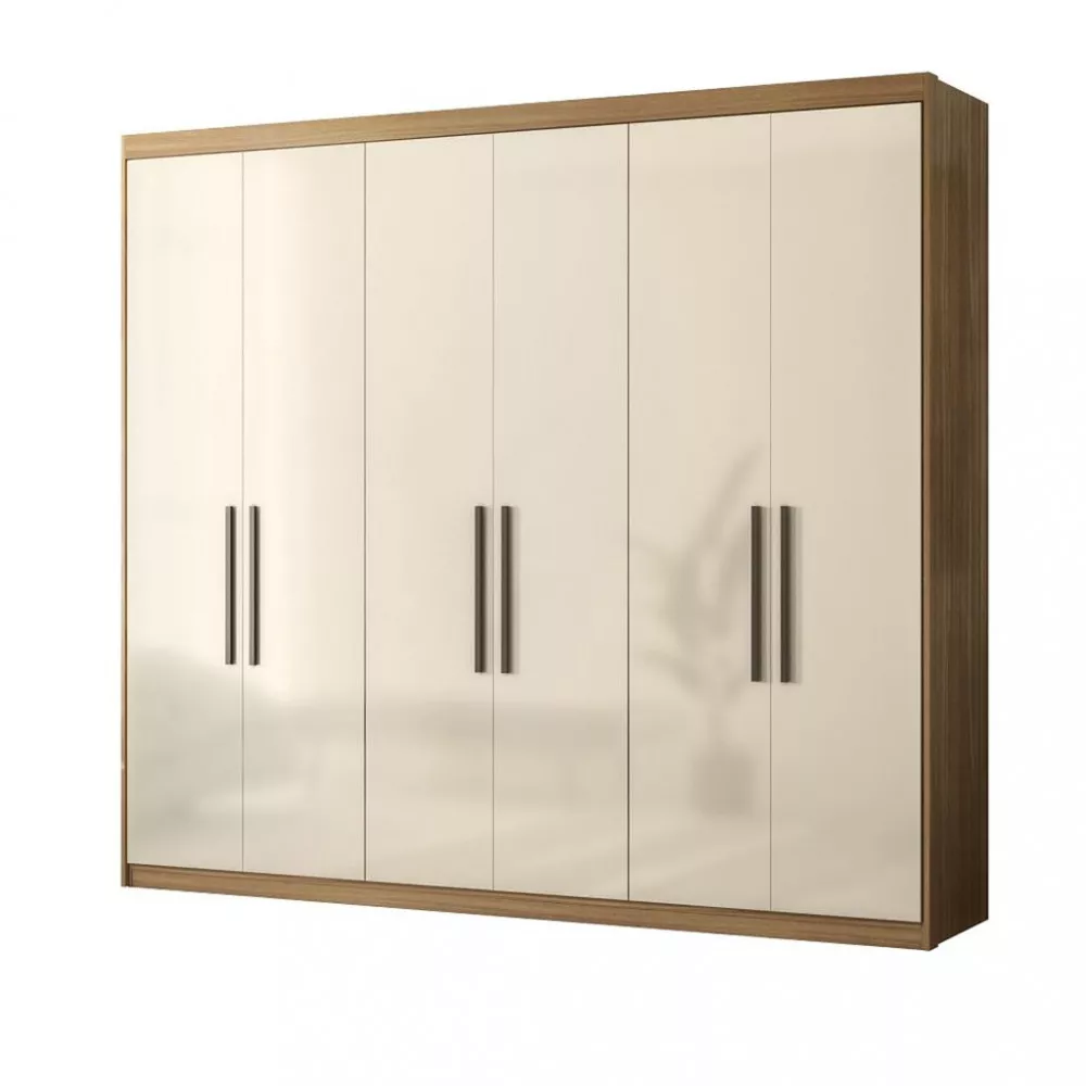 Guarda Roupa Casal 6 Portas 4 Gavetas Venice Demobile