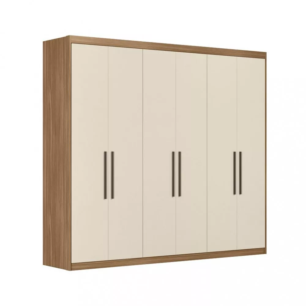 Guarda Roupa Casal 6 Portas 4 Gavetas Venice Demobile