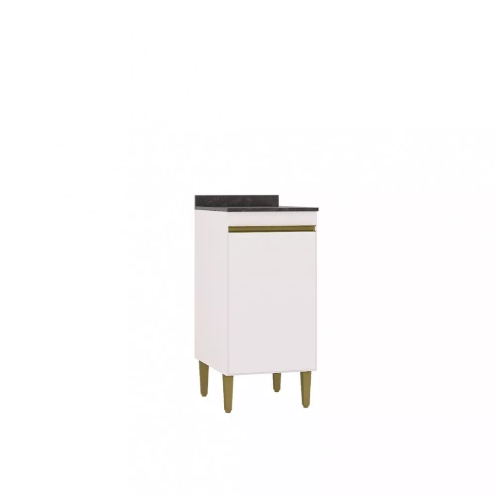 Balcão 1 Porta 40 CM Com Tampo A205 Poquema