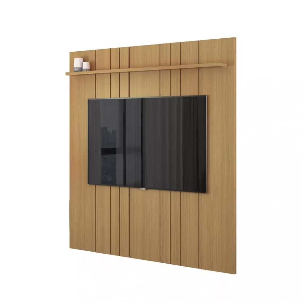 Painel Ripado para TV Até 75 Polegadas 180cm Clean EDN Móveis