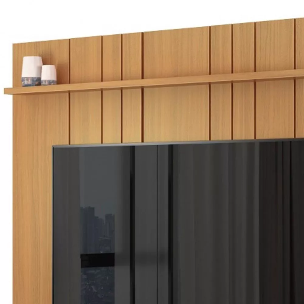 Painel Ripado para TV Até 75 Polegadas 180cm Clean EDN Móveis