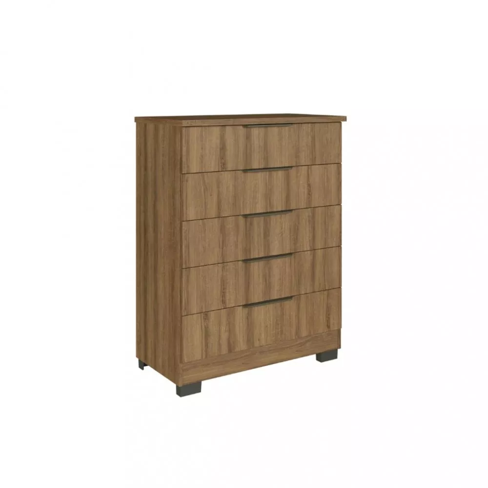 Cômoda 5 Gavetas com Pés Lins Faimec