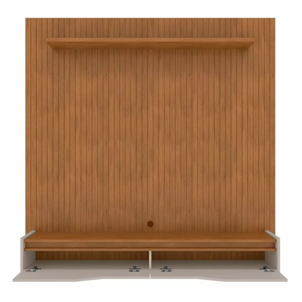 Image 2 of 6 of Painel Frisado para TV Até 65 Polegadas 2 Portas 180cm Milão Casa D