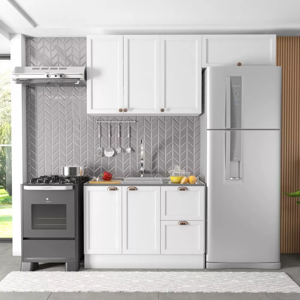 Cozinha Compacta 3 Peças Unna Poliman