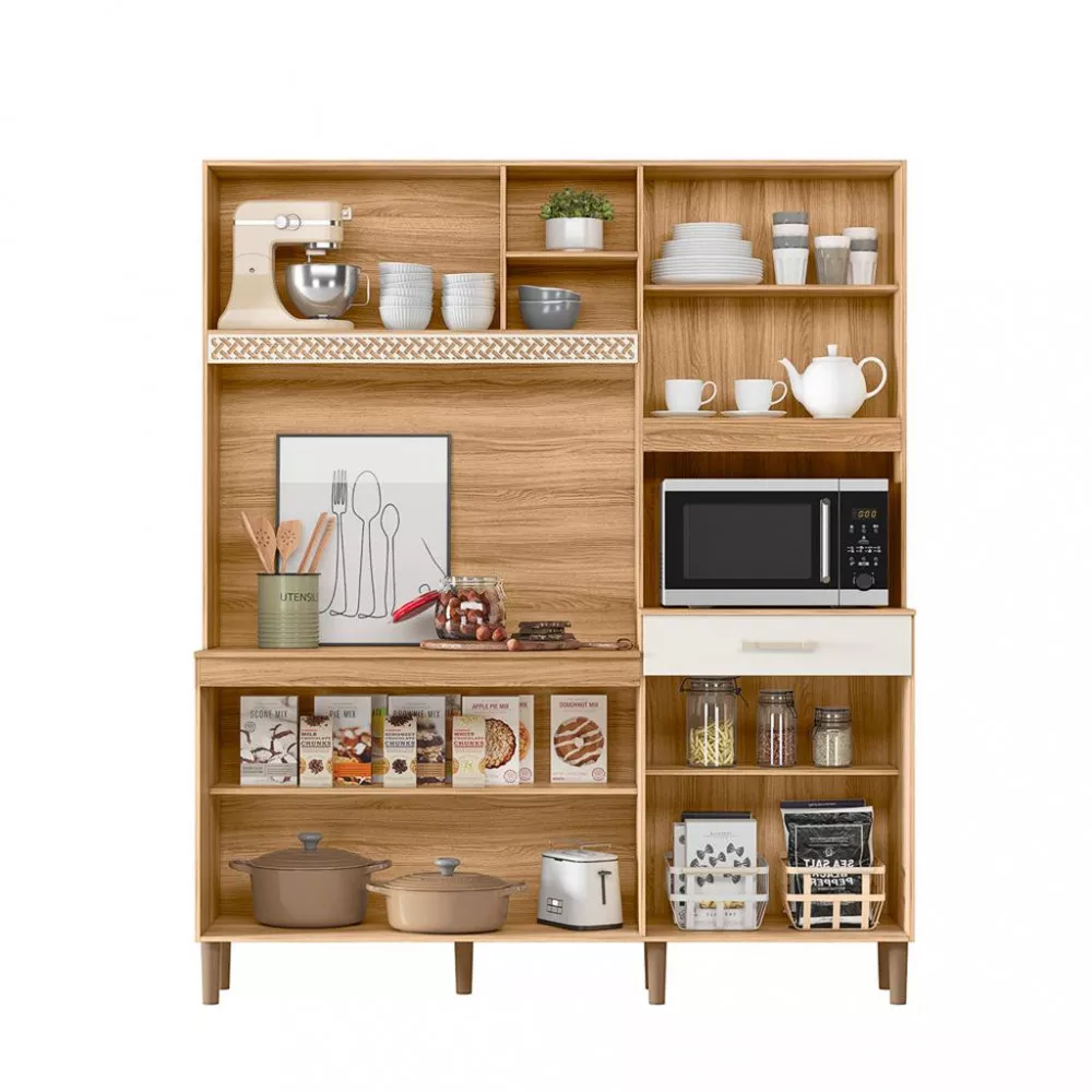 Cozinha Compacta 7 Portas 1 Gaveta Yara Nicioli