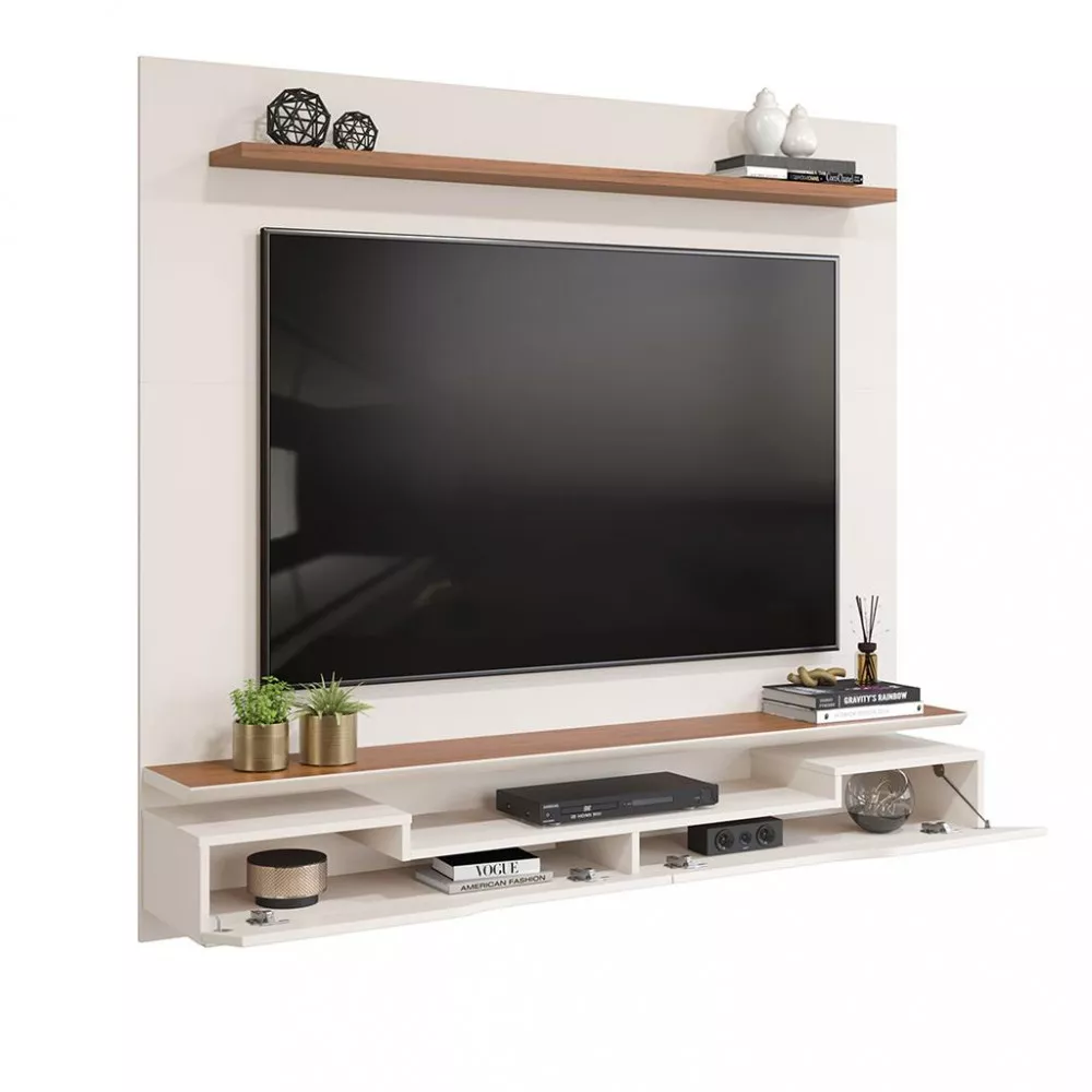 Image 1 of 4 of Painel para TV até 60 Polegadas 2 Portas Levi DJ Móveis