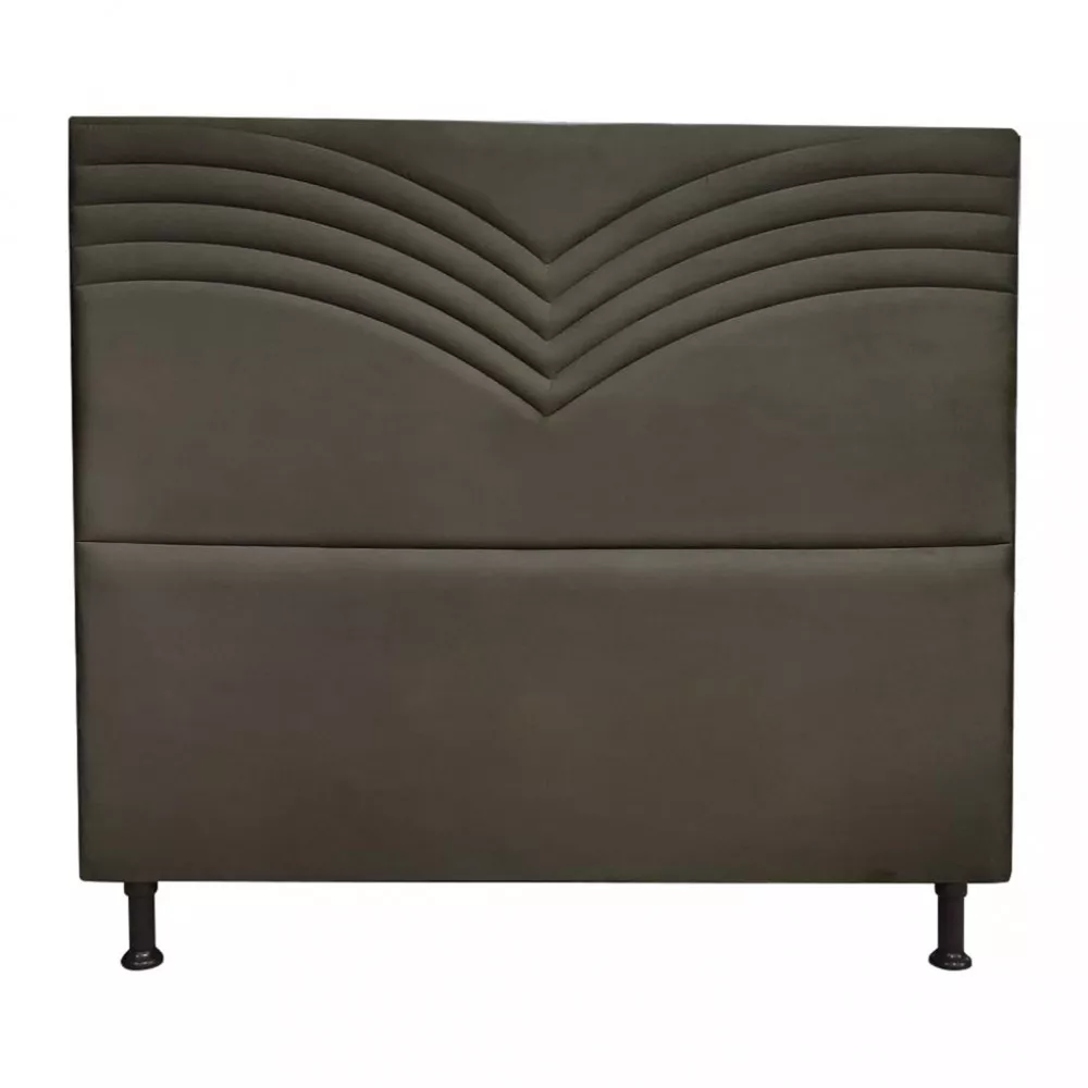 Cabeceira Estofada Queen 160cm Veludo Laura JS Móveis