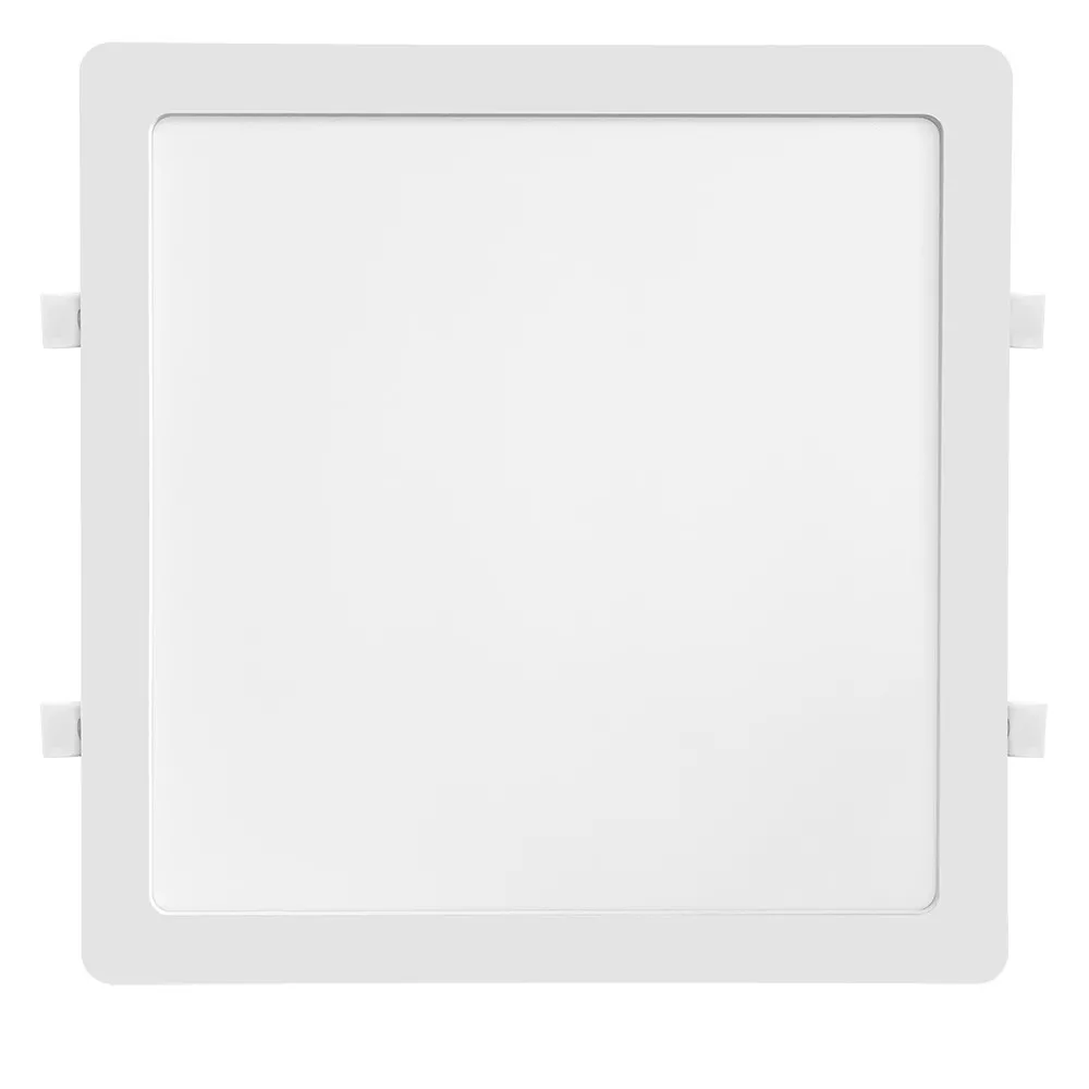 Painel Led Play De Embutir Quadrado 24W 6500K BFP Bivolt Em ABS Branco - Blumenau