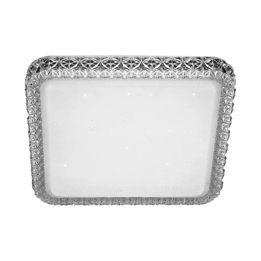 Plafon Led Shine De Sobrepor Quadrado 18W 3000K Liso Translucido - Blumenau