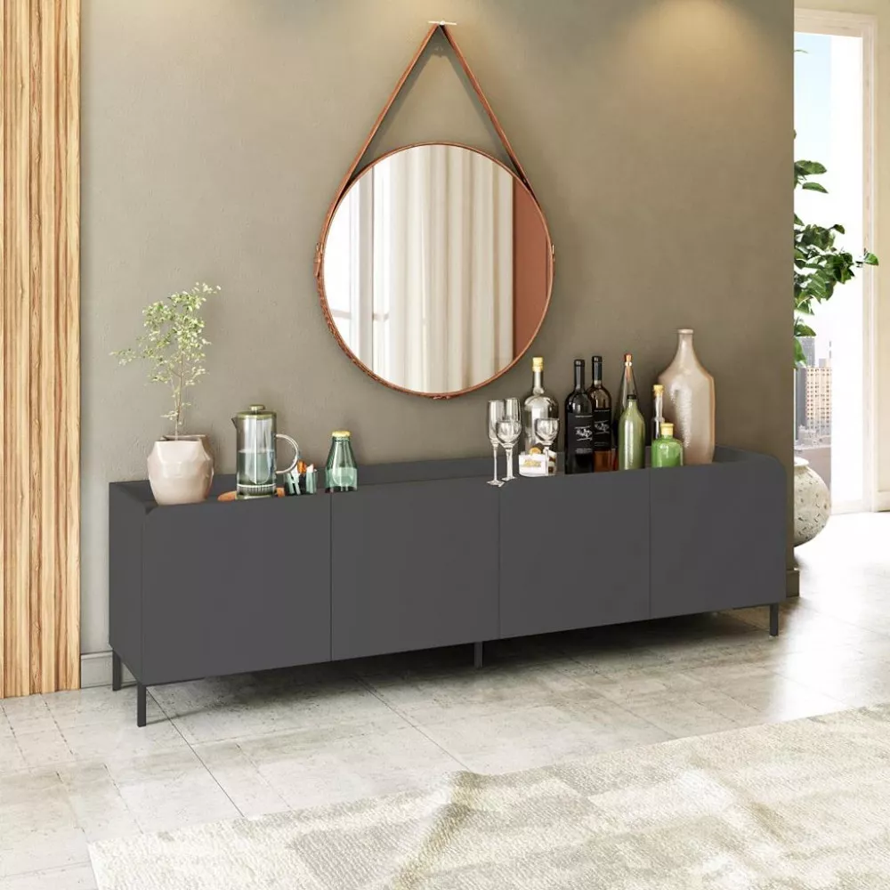 Aparador Buffet 4 Portas BMU112 BRV Móveis