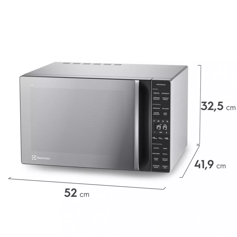 Micro-ondas Electrolux Efficient ME36S Espelhado 36L