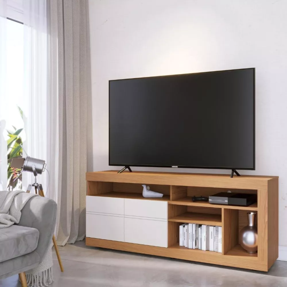 Rack para TV até 65 Polegadas 2 Portas Inajá Colibri