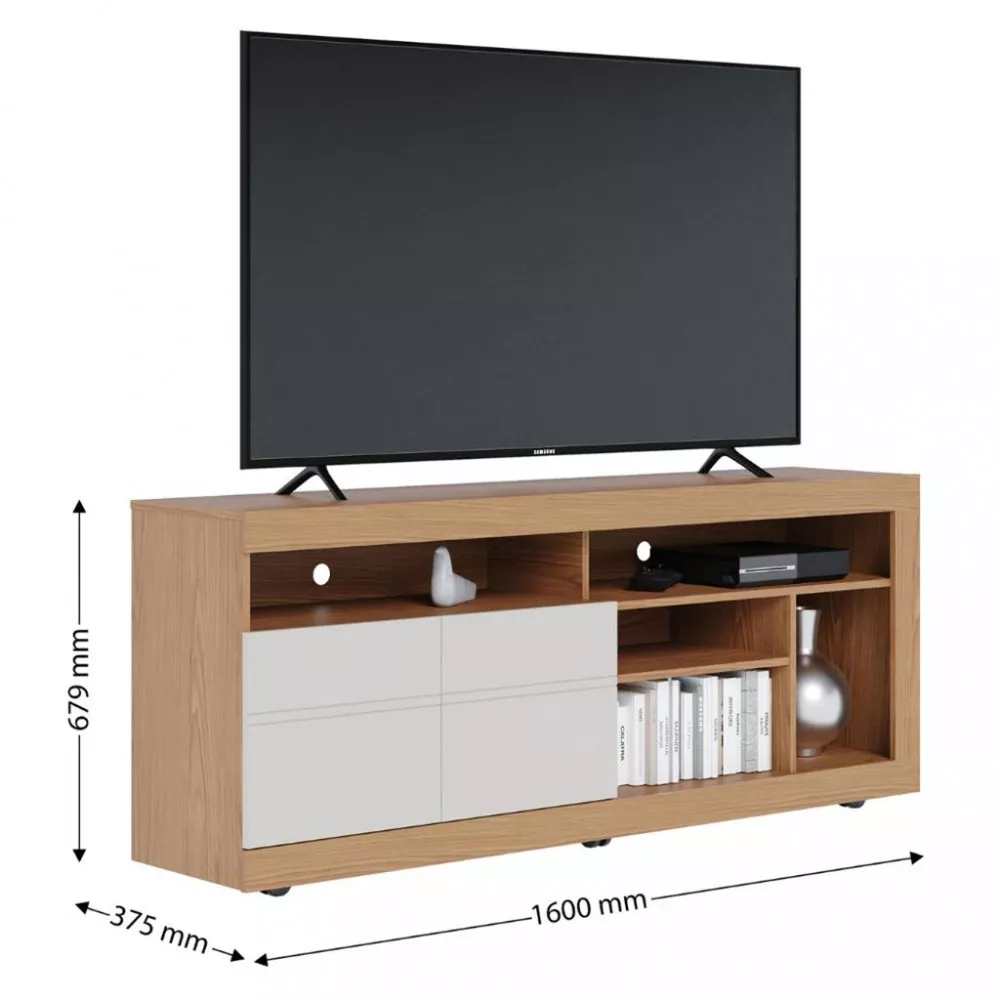 Rack para TV até 65 Polegadas 2 Portas Inajá Colibri