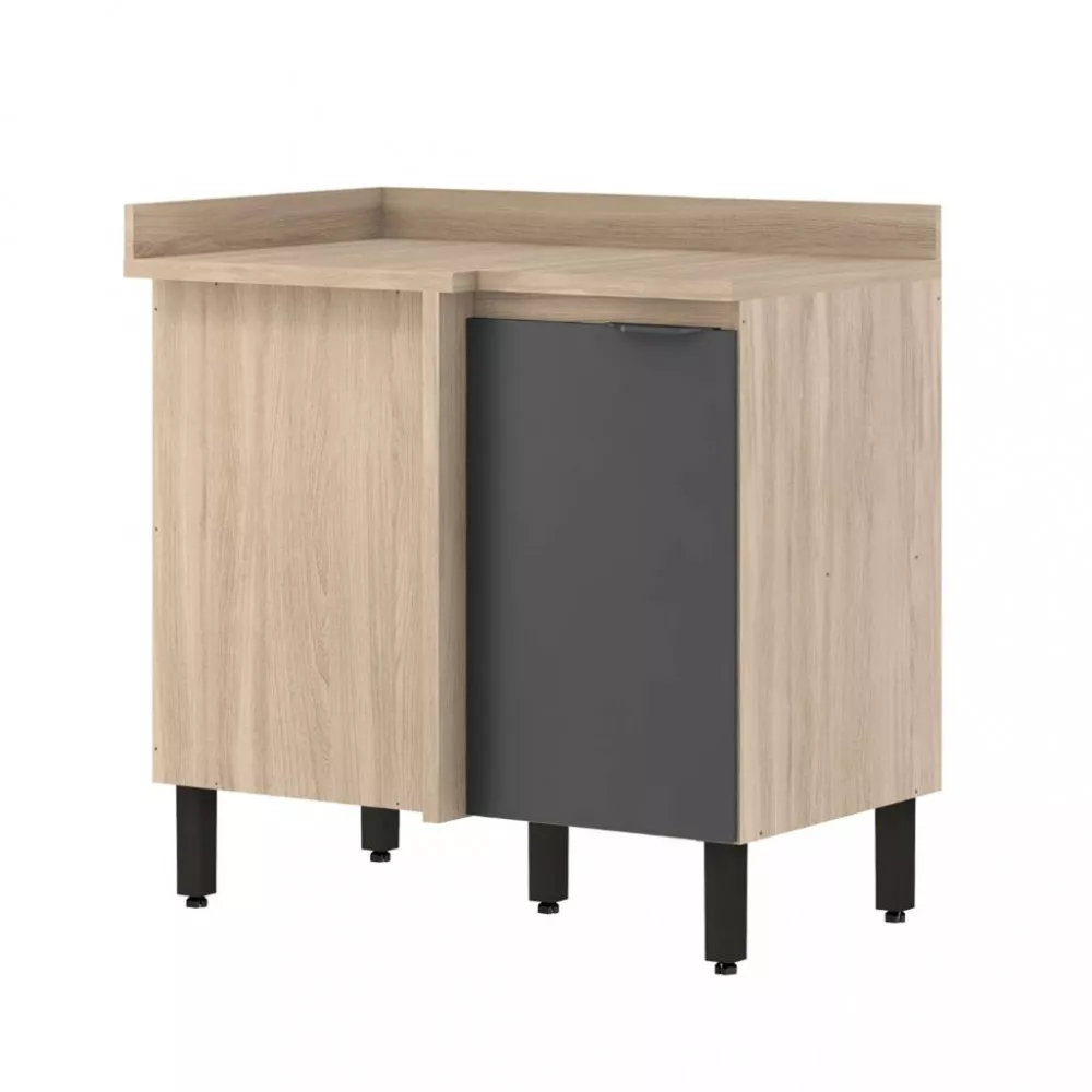 Balcão Canto Reto 1 Porta 90cm Firenze Demobile