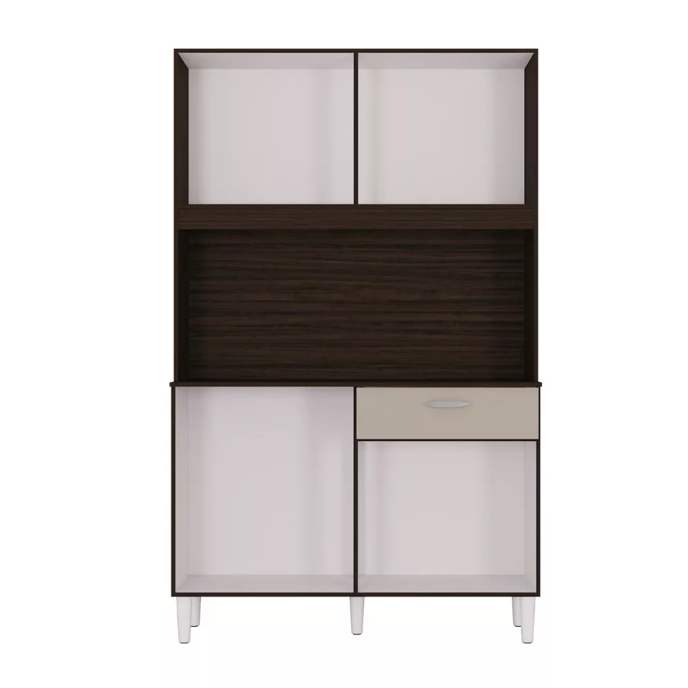 Cozinha Compacta Kit Cassia 8 Portas 1 Gaveta Poquema