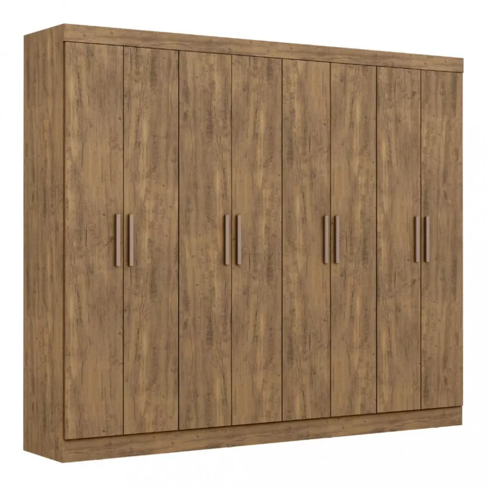 Guarda Roupa Casal 8 Portas  MDF Genebra Maxel