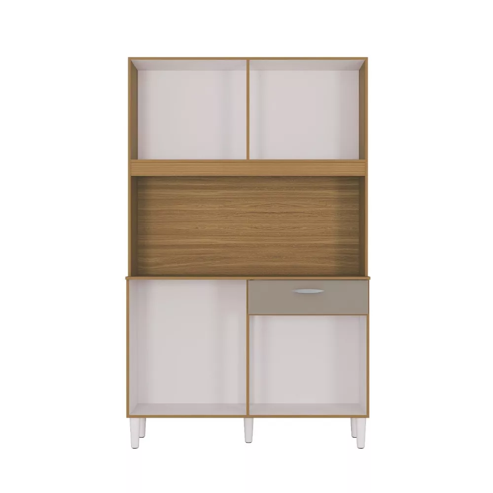 Cozinha Compacta Kit Cassia 8 Portas 1 Gaveta Poquema