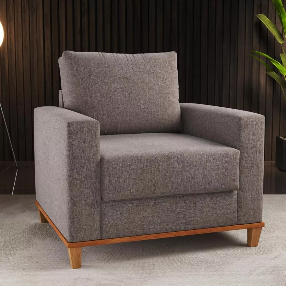 Poltrona Linho 82cm Viena Viero