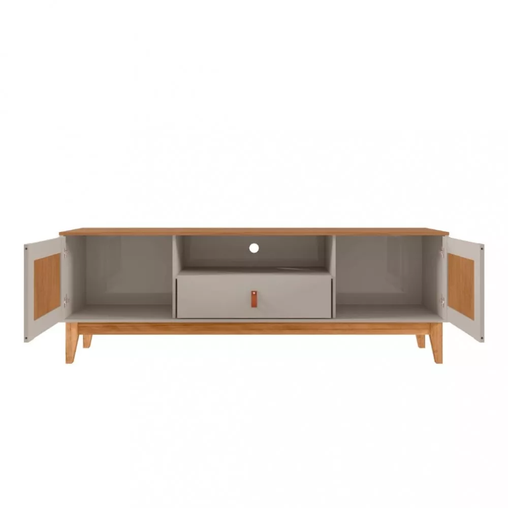 Rack para TV Até 60 Polegadas 2 Portas 1 Gaveta 160cm Esmeralda Casa D