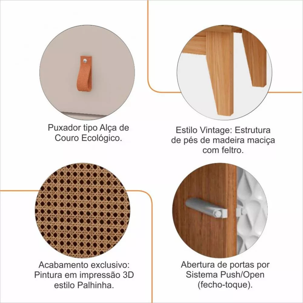 Rack para TV Até 60 Polegadas 2 Portas 1 Gaveta 160cm Esmeralda Casa D