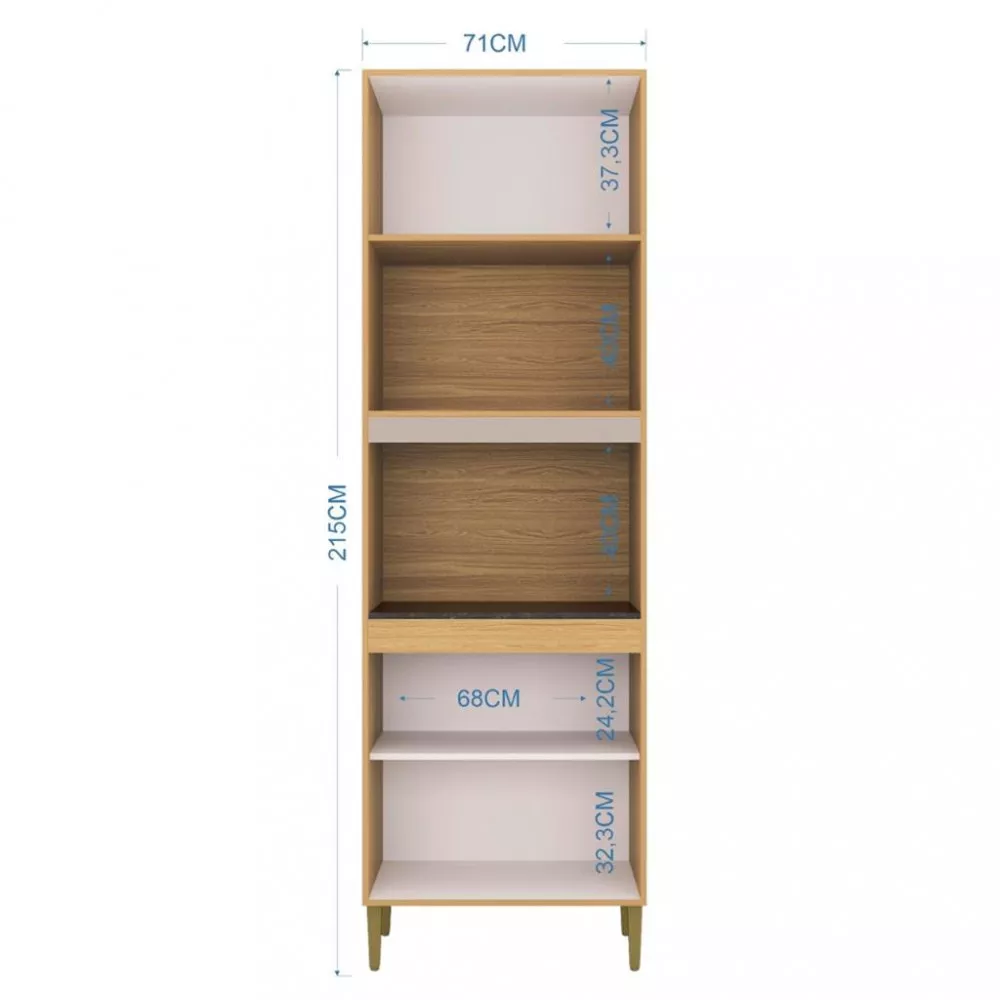 Paneleiro Torre Quente 3 Portas Perola Poquema