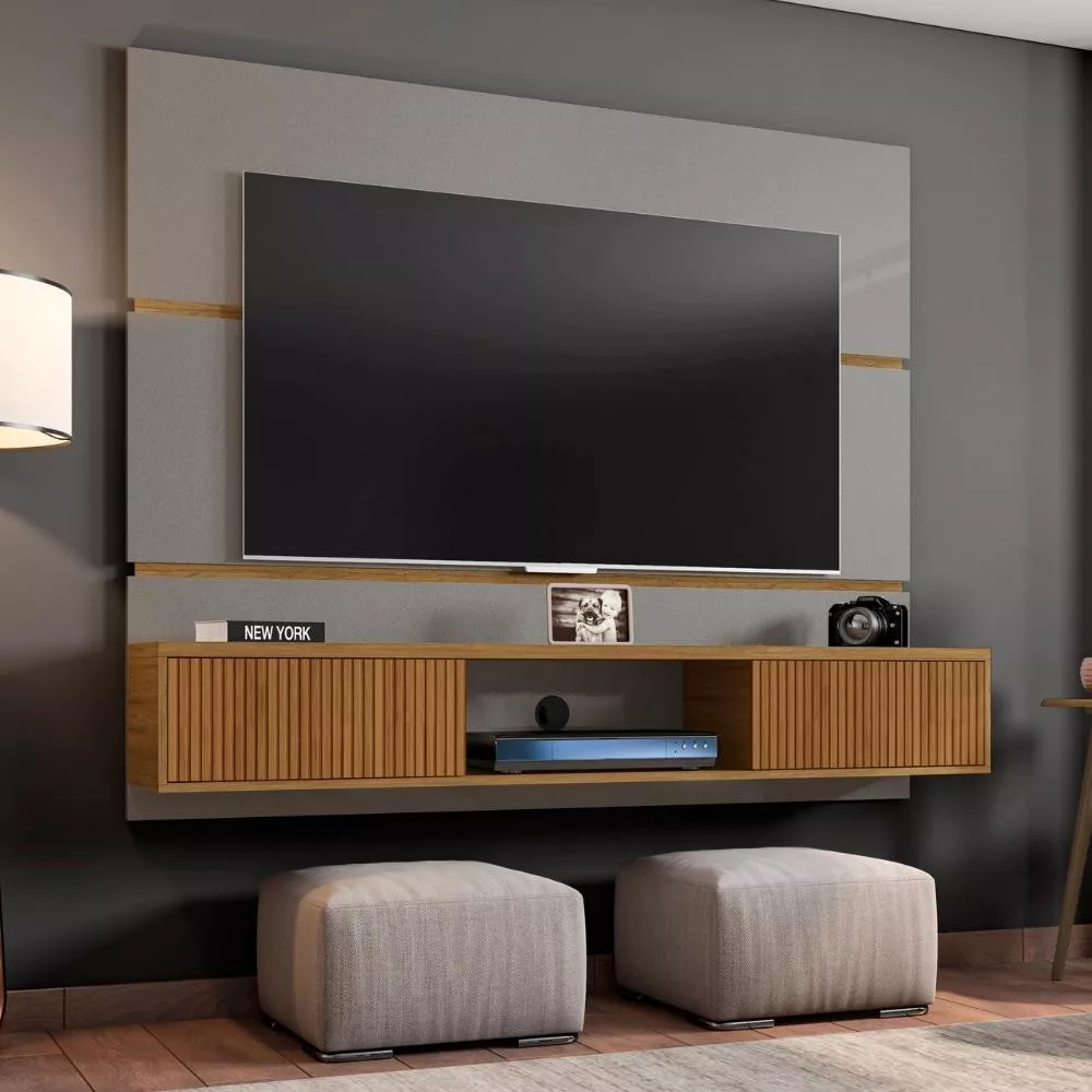 Painel para TV até 65 Polegadas 2 Portas Âmbar Bechara